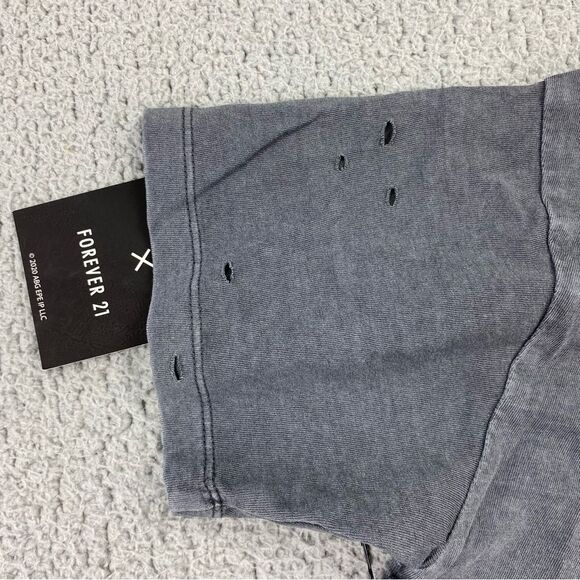 Forever 21 x Elvis Presley Grey Distressed Short Sleeve Limited Edition Size: S - Picture 8 of 14